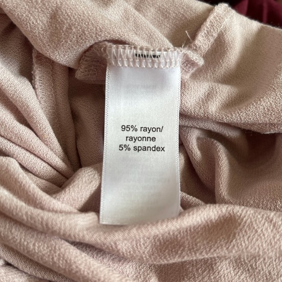 Maurices 24/7 Light Pink Strappy Front Flutter Sleeve Top Small Women’s - Picture 8 of 9